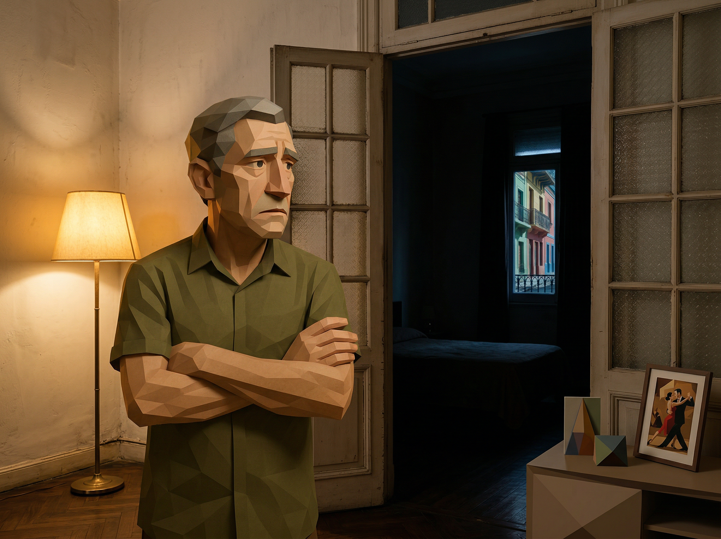 Prueba de personaje animado sobre actor